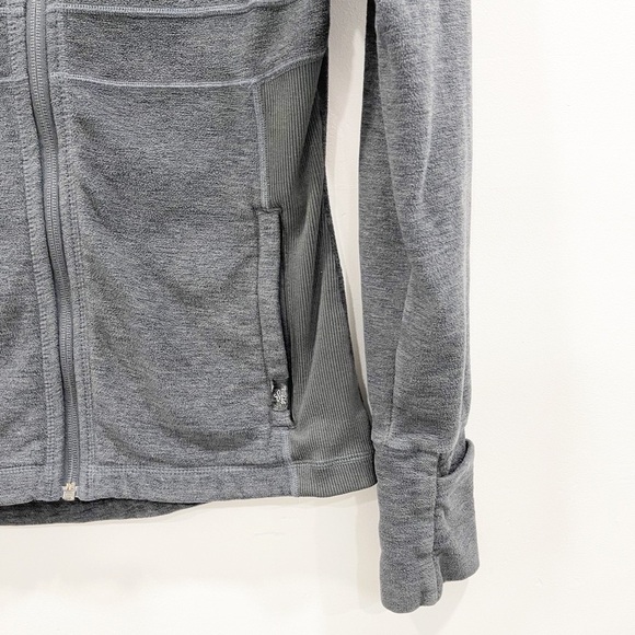 Prana Drea Fleece Jacket Charcoal Gray Hoodie Zip - Picture 9 of 9
